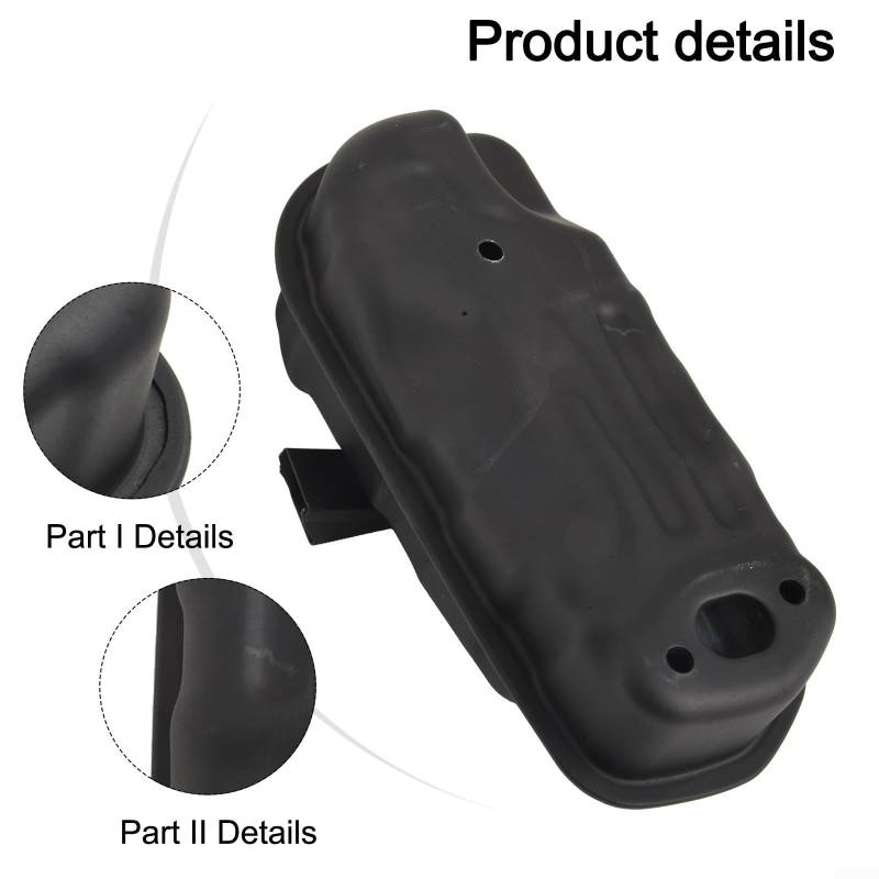 Rucksack-Gebläse-Zubehör-Schalldämpfer für Modelle für BR800, für BR800X und für BR800C, zuverlässige Leistungssteigerung (2 Stück) von EasyByMall