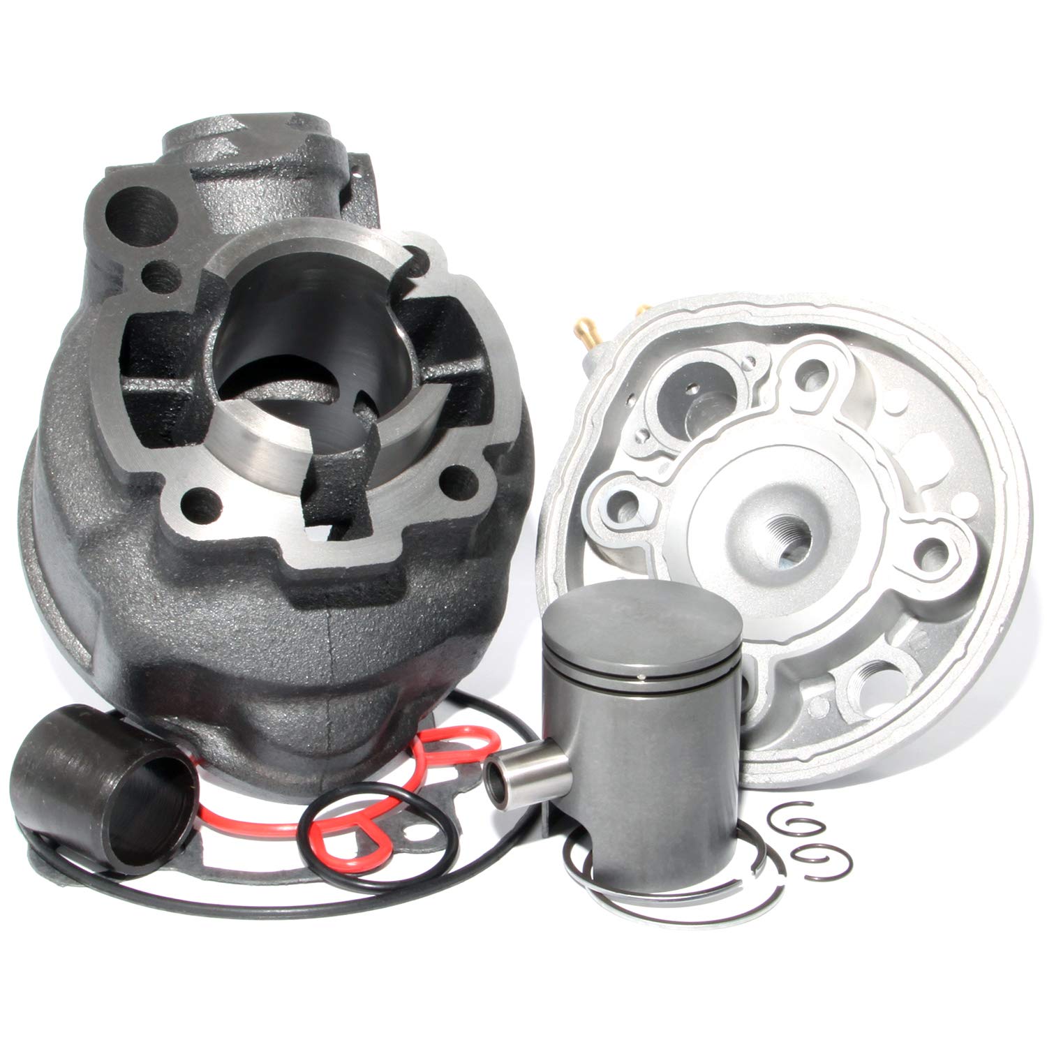 Easyboost Zylinder Kit 50 ccm Grauguss für Minarelli AM6 MBK Xlimit Xpower Yamaha DT RS XP6 XPS Beta Rieju SMX RR TZR Sherco mit Zylinderkopf Kolben Kolbenringe Zylinder Easyboost Zylinder Kit 50 ccm Grauguss für Minarelli AM6 MBK Xlimit Xpower Yamaha DT RS XP6 XPS Beta Rieju SMX RR TZR Sherco mit Zylinderkopf Kolben Kolbenringe Zylinder von Easyboost