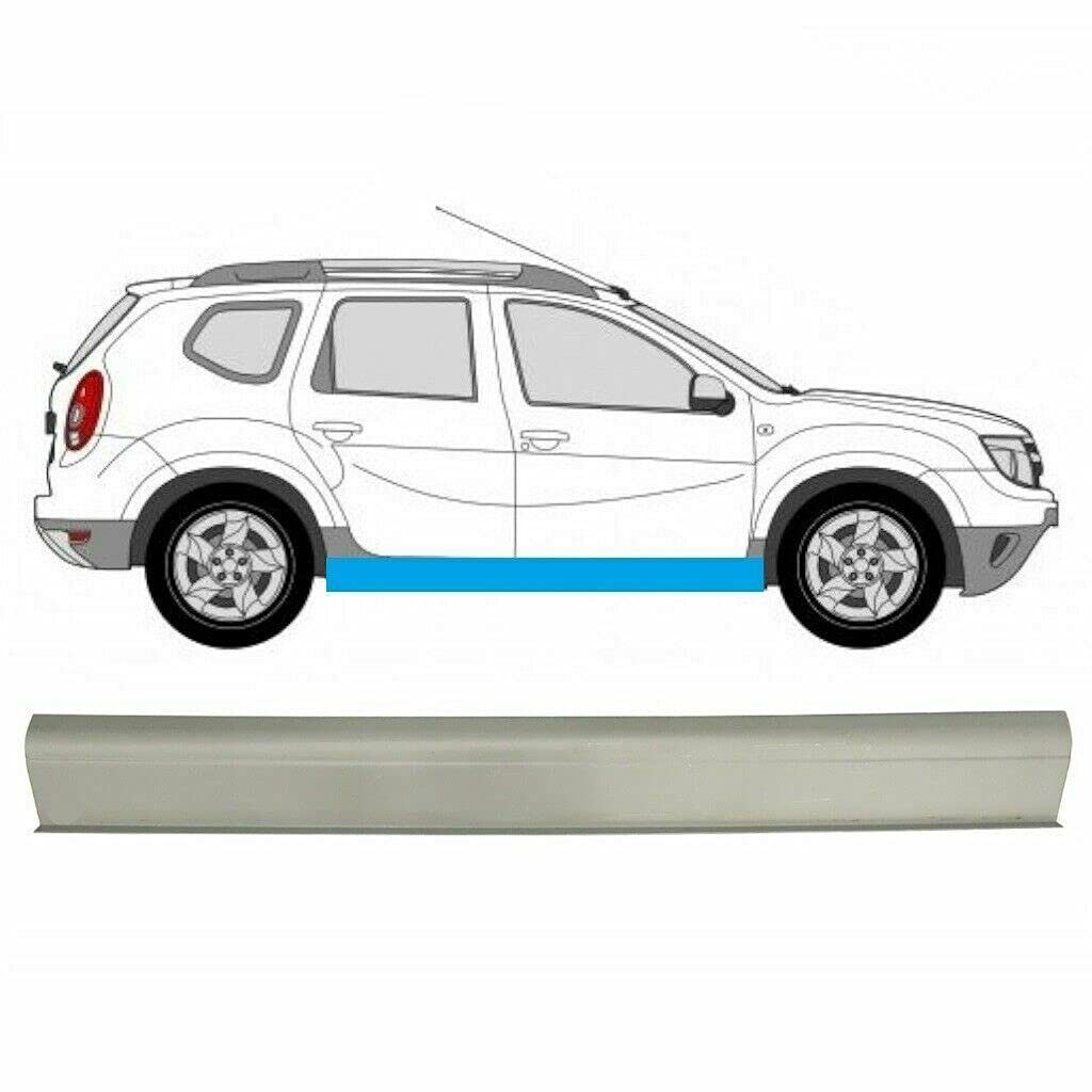 Rocker Panel Reparaturblech Panel/Rechts = Links / Ersatzteil für Dacia Duster / 2010-2019 / Unlackierter Stahl / Beseitigen Sie Rost in Ihrem Auto! Rocker Panel Reparaturblech Panel/Rechts = Links / Ersatzteil für Dacia Duster / 2010-2019 / Unlackierter Stahl / Beseitigen Sie Rost in Ihrem Auto! von easyparts
