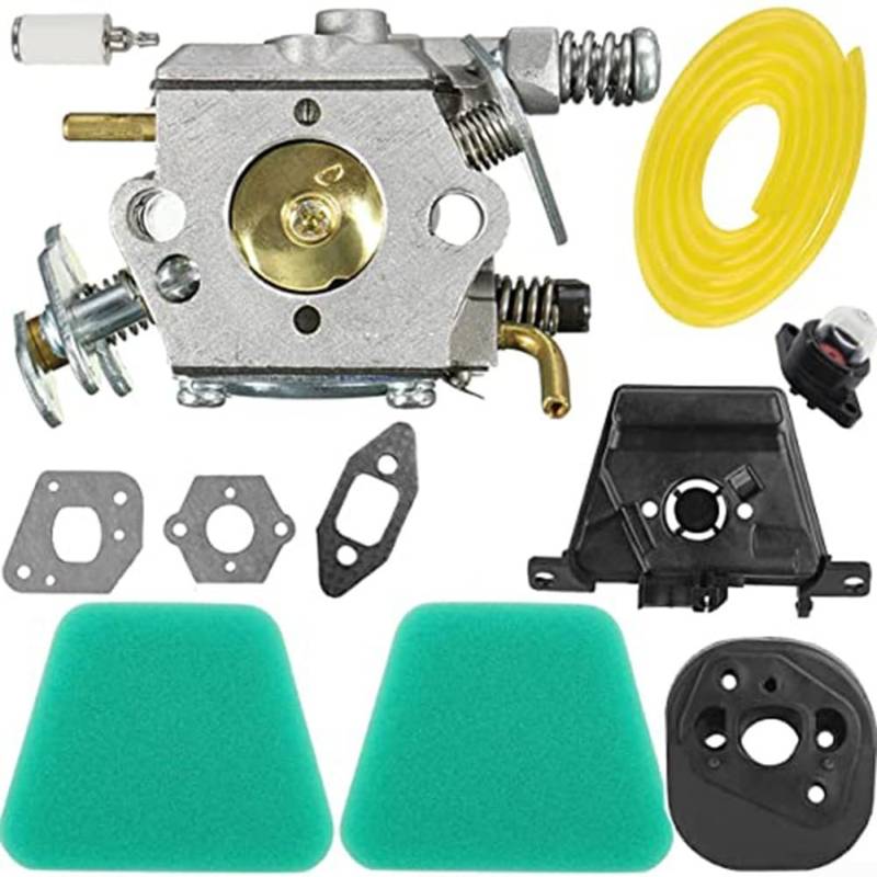 Eawfgtuw Kettensägen-Vergaser-Ersatz-Set mit Luftfilter für Partner Poulan 350 351 352 370 391 401 420 Modelle, einfache Installation von Eawfgtuw