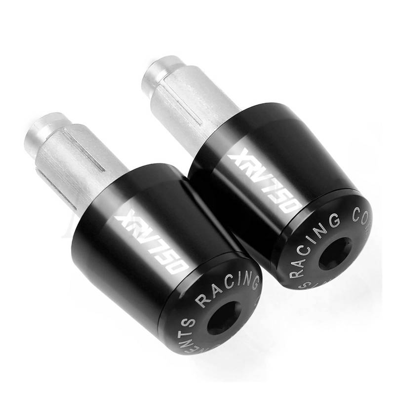 Für Honda XRV750 XRV 750 L-Y Africa Twin 1990–2003 Motorradzubehör 7/8 Zoll 22 Mm Lenkergriffe Lenkerendkappe (Color : Black) von EbayiN