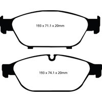 Bremsbelagsatz EBC BRAKES Yellow Stuff DP42086R, Vorne Bremsbelagsatz EBC BRAKES Yellow Stuff DP42086R, Vorne von Ebc Brakes