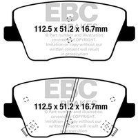 Bremsbelagsatz EBC BRAKES Yellow Stuff DP42344R, Hinten Bremsbelagsatz EBC BRAKES Yellow Stuff DP42344R, Hinten von Ebc Brakes