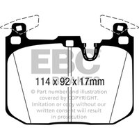 Bremsbelagsatz EBC BRAKES Yellow Stuff DP42360R, Vorne Bremsbelagsatz EBC BRAKES Yellow Stuff DP42360R, Vorne von Ebc Brakes