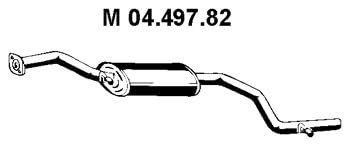 Eberspächer 04.497.82 Mittelschalldämpfer von Eberspächer