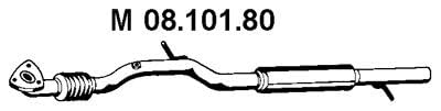 Eberspächer 08.101.80 Mittelschalldämpfer von Eberspächer