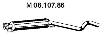 Eberspächer 08.107.86 Mittelschalldämpfer von Eberspächer