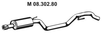 Eberspächer 08.302.80 Mittelschalldämpfer von Eberspächer