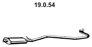 Eberspächer 19.0.54 Mittelschalldämpfer von Eberspächer