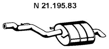 Eberspächer 21.195.83 Endschalldämpfer von Eberspächer