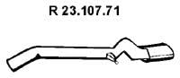 Eberspächer 23.107.71 Abgasrohr von Eberspächer