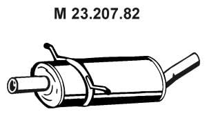 Eberspächer 23.207.82 Mittelschalldämpfer von Eberspächer