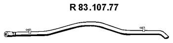 Eberspächer 83.107.77 Abgasrohr von Eberspächer