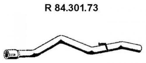 Eberspächer 84.301.73 Abgasrohr von Eberspächer