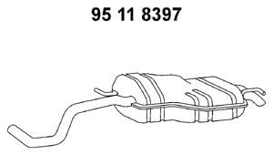 Eberspächer 95 11 8397 Endschalldämpfer von Eberspächer