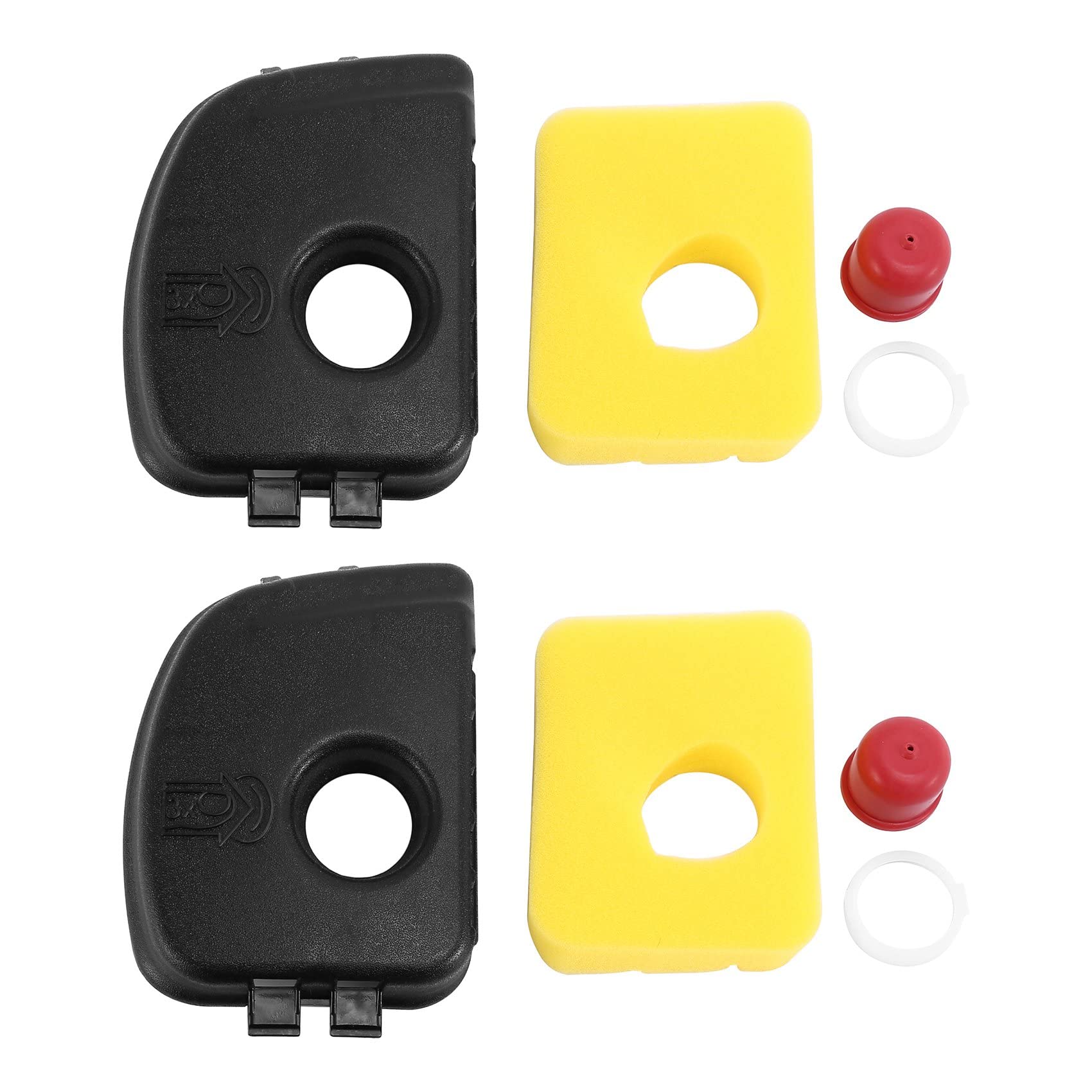 Echwave 2 Stück 595660 799579 594281 Luftfilter und Luftfilter Abdeckung und Passend für Rasenmäher und Stratton Echwave 2 Stück 595660 799579 594281 Luftfilter und Luftfilter Abdeckung und Passend für Rasenmäher und Stratton von Echwave