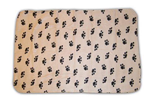 HUNDEDECKE 100x70cm BRAUN Katzendecke Tierdecke Fleece Autoschondecke Hunde 55 von Eco