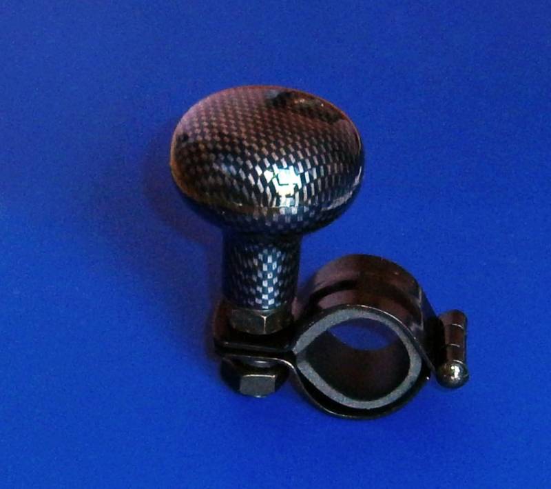 LENKRADKNAUF CARBON Steuerknopf Lenkknauf Lenkradknopf Lenkhilfe Fixlenker Knauf von ECO