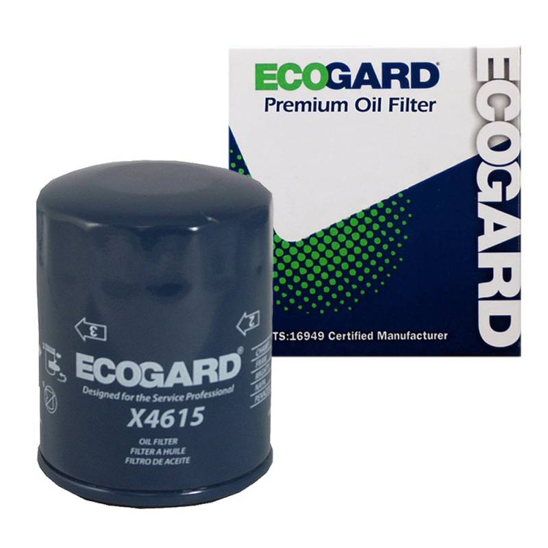ECOGARD X4615 Premium Spin-On Motorölfilter für konventionelles Öl passend für Subaru Forester 2.5L 2004-2021, Outback 2.5L 2005-2022, Crosstrek 2.0L 2016-2021, Impreza 2.0L 2004-2021 von EcoGard