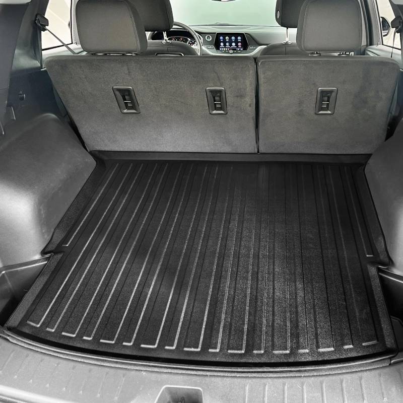 Premium Cargo Liner für Chevrolet Blazer 2LT 3LT RS Premier 2021–2023 – 100% Schutz – passgenaue Kofferraummatte – leicht zu waschen und für alle Jahreszeiten geeignet, Schwarze Kofferraummatte – von EcoLiner USA