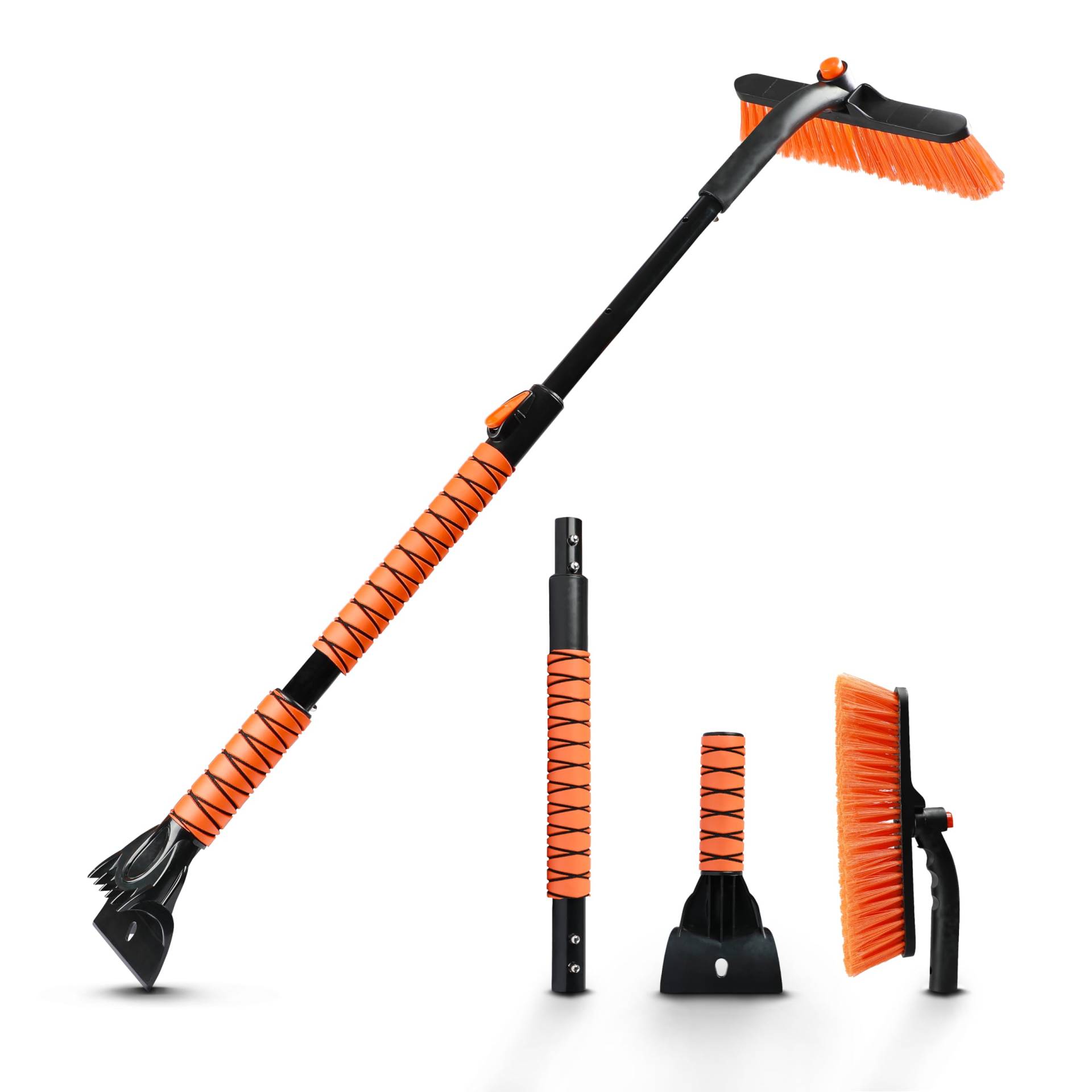 EcoNour 113.5 cm 3 in 1 Schneebürste für SUV, 360° schwenkbar, ausziehbare Lange Schneebürste für Auto, Schnee und Eiskratzer für Windschutzscheibe mit ergonomischem Schaumstoffgriff für Auto LKW SUV EcoNour 113.5 cm 3 in 1 Schneebürste für SUV, 360° schwenkbar, ausziehbare Lange Schneebürste für Auto, Schnee und Eiskratzer für Windschutzscheibe mit ergonomischem Schaumstoffgriff für Auto LKW SUV von EcoNour