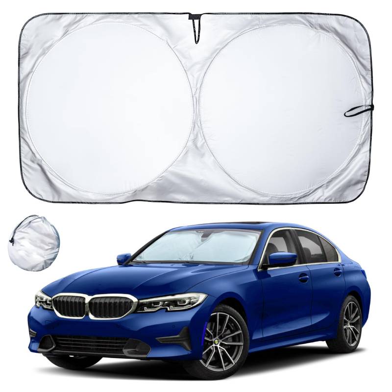 EcoNour Kreisförmiger Sonnenschutz mit V-Schnitt (Größe M: 162,6 x 81,3 cm) von EcoNour
