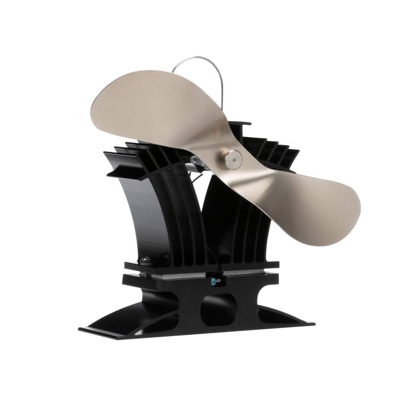 Ecofan BelAir, Niedertemperatur, wärmebetriebener Ofenventilator, 238 m³/h, 806CAKBX, 22,86 cm-Blatt, Nikelfarben von Ecofan