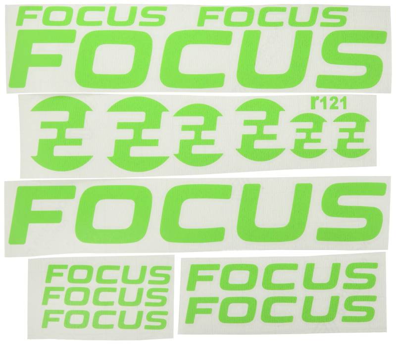 Ecoshirt Aufkleber Focus Bike R121 Vinyl Adesivi Decal Aufkleber, MTB Stickers Bike, Grün von Ecoshirt