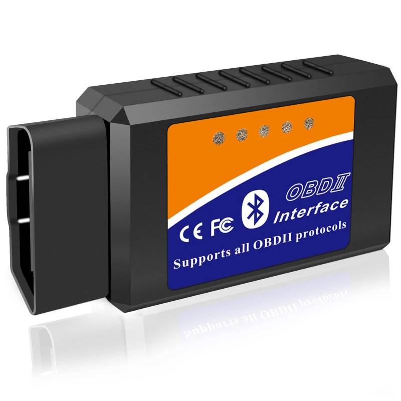 OBD2 Bluetooth Diagnosegerät Scanner Code Leser für Android Windows, Auto Diagnosegerät OBD Adapter für Alle OBDII Protokoll Fahrzeuge von Edasion