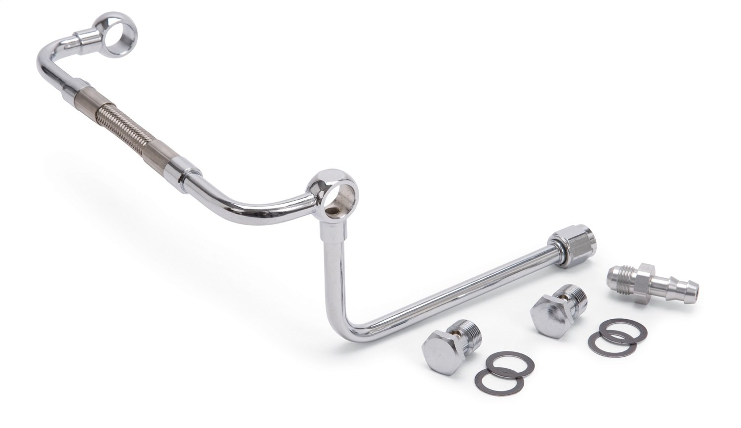Edelbrock 8132 Thunder and Performer Series Kraftstoffleitungs-Set, Chrom Edelbrock 8132 Thunder and Performer Series Kraftstoffleitungs-Set, Chrom von Edelbrock