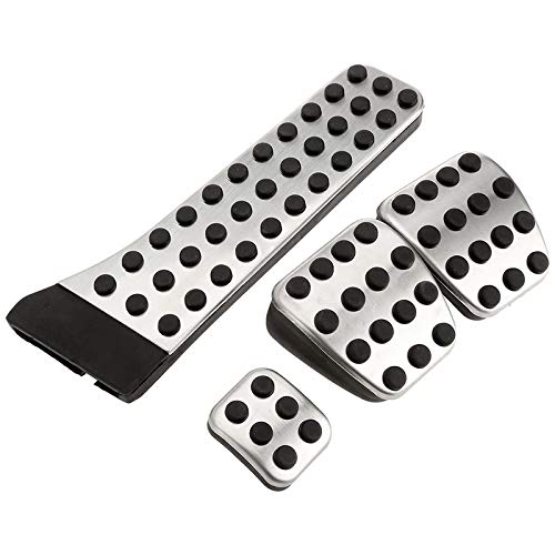 Edgar 4 Teiliges Edelstahl Pedal für - W202 W203 W204 W124 W210 W211 W212 W218 X204 R172 R231 C E von Edgar