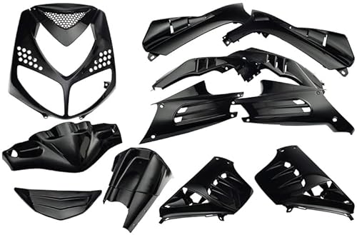 Verkleidungsset PEUGEOT Speedfight 13-teilig Schwarz-Metallic von Edge