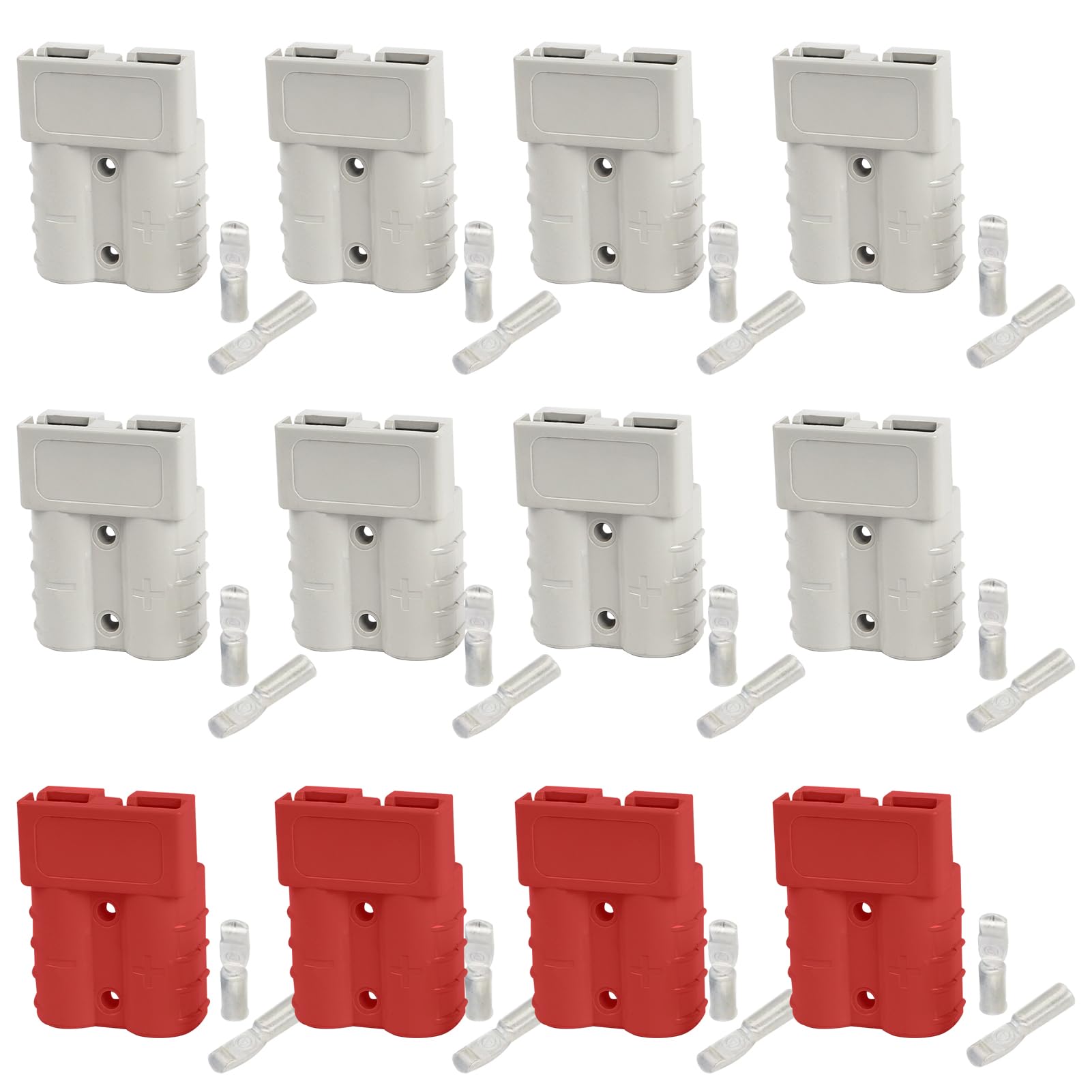 Editbar 12 Stück Anderson Stecker 50A, Batterie Schnellanschluss Stecker, Batterieanschluss 50A Stecker eignet Sich für Autos, Wohnmobile, Elektrische Gabelstapler und Transportschienen Editbar 12 Stück Anderson Stecker 50A, Batterie Schnellanschluss Stecker, Batterieanschluss 50A Stecker eignet Sich für Autos, Wohnmobile, Elektrische Gabelstapler und Transportschienen von Editbar