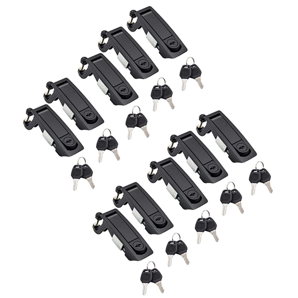 Eduuyvee 10 StüCk Kompressionsriegel Lever Latch Lock für Car RV Door Hand Lock Verstellbare HebelverschlüSse Dicke: 1-5 Mm Eduuyvee 10 StüCk Kompressionsriegel Lever Latch Lock für Car RV Door Hand Lock Verstellbare HebelverschlüSse Dicke: 1-5 Mm von Eduuyvee