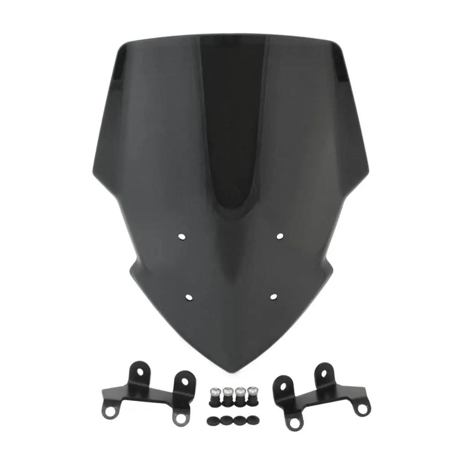 Für MT125 Für MT-125 2020 2021 2022 2023 Motorrad Frontscheibe Windschutzscheibe Visier Windabweiser Bildschirm Schild W/Halterung Motorrad Windabweiser Windschild(Dark Smoke) von Eejghfwq