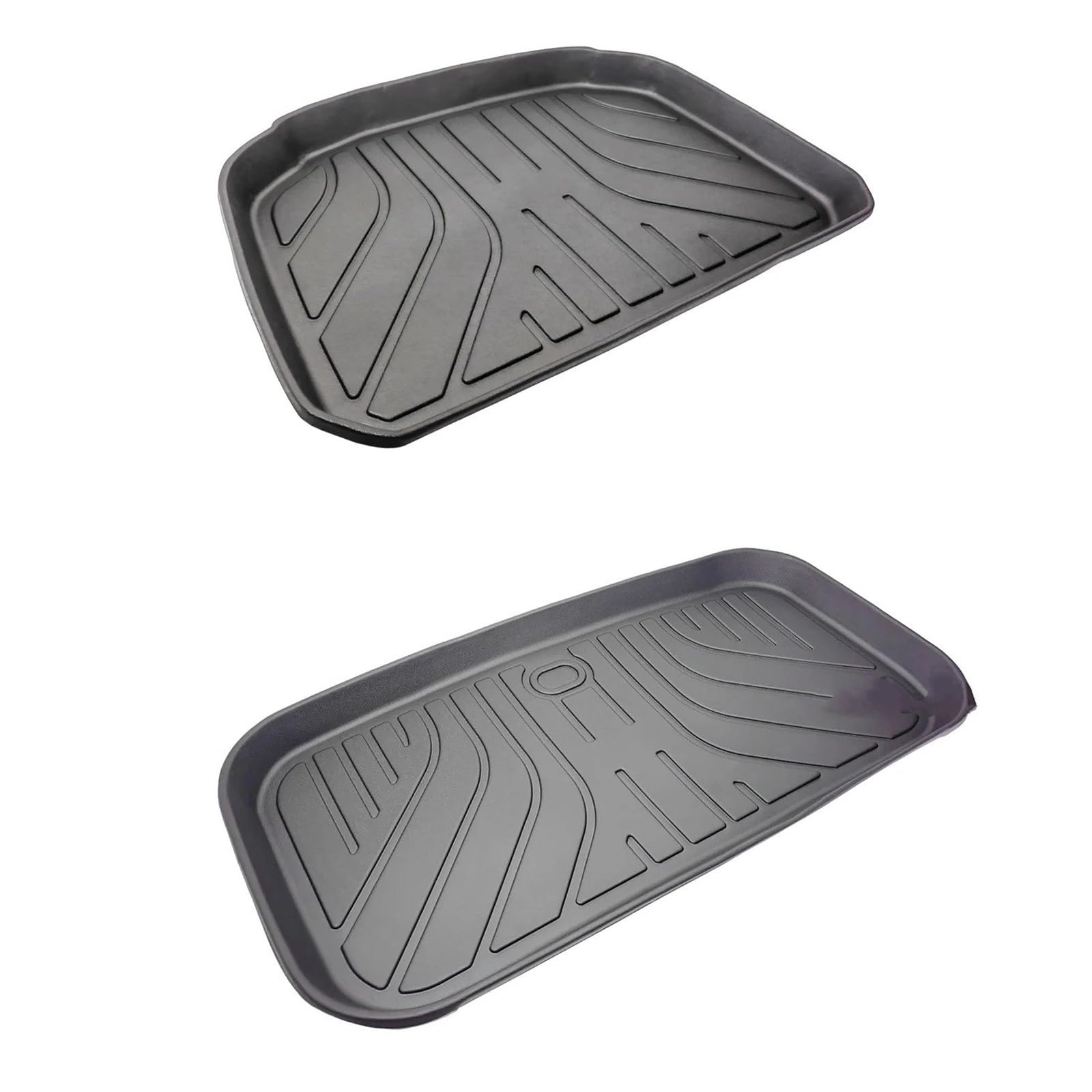 Kofferraumwanne Cargo Für BYD Für Seal EV 2023 2024 Auto-Kofferraummatte Kofferraummatten Wasserdicht Tablett Teppich TPE, Autozubehör Kofferraumschutzmatte(Front and Rear Trunk) von Eejghfwq