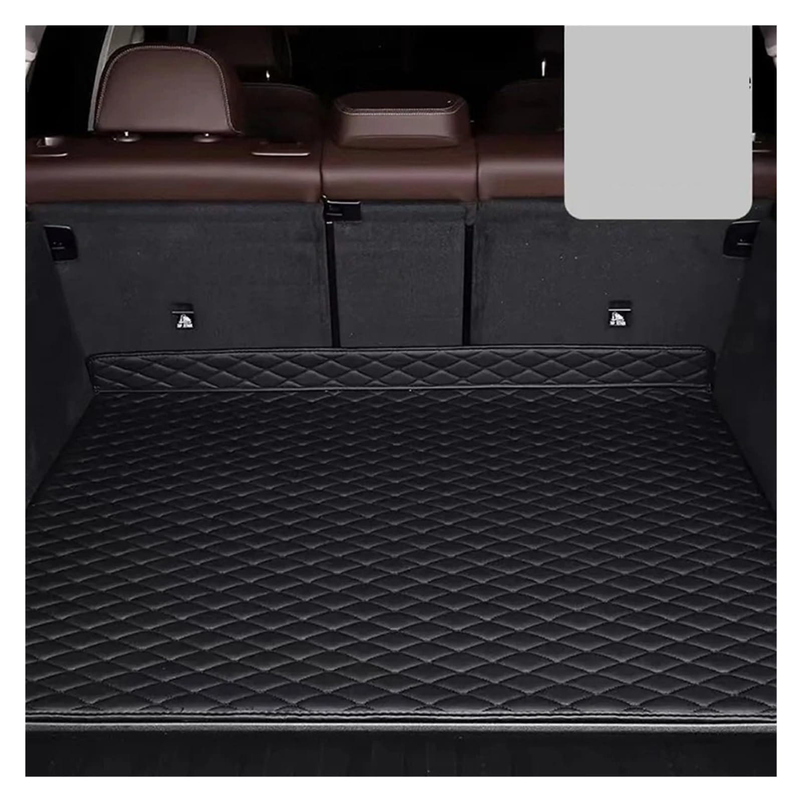 Kofferraumwanne Cargo Für Cadillac Für Escalade Für K2XL 2015 2016 2017 2018 2019 2020 Kofferraummatten Auto Cargo Liner Pads Kofferraumteppich Kofferraumschutzmatte(Black) von Eejghfwq