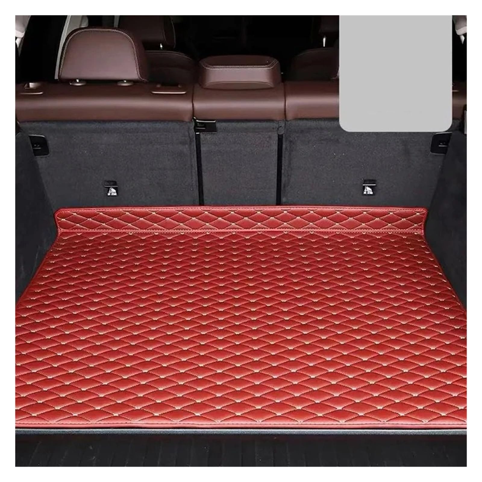 Kofferraumwanne Cargo Für Cadillac Für Escalade Für K2XL 2015 2016 2017 2018 2019 2020 Kofferraummatten Auto Cargo Liner Pads Kofferraumteppich Kofferraumschutzmatte(Claret1) von Eejghfwq