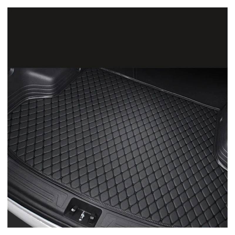 Kofferraumwanne Cargo Für Hyundai Für Accent 2006 2007 2008 2009 2010 2011 Auto Kofferraummatten Fahrzeug Cargo-Liner Teppich Zubehör Wasserdicht Kofferraumschutzmatte(Black with Black) von Eejghfwq