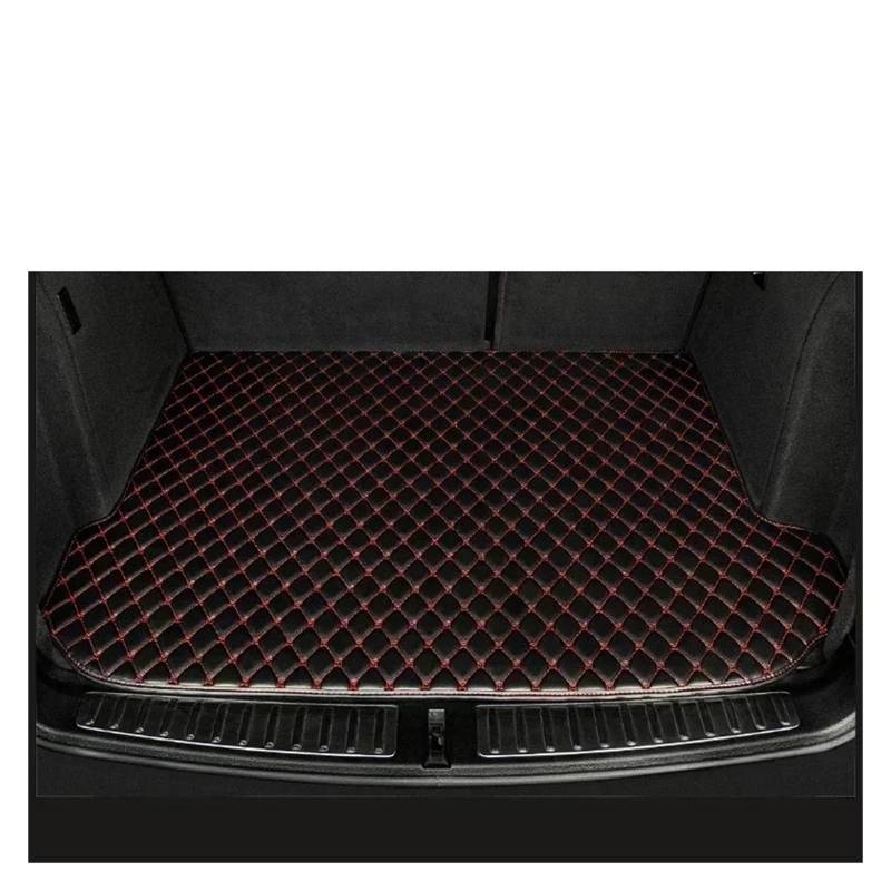 Kofferraumwanne Cargo Für Infiniti QX50 2018 2019 2020 2021 2022 2023 2024 Kofferraummatten Kofferraumwanne Cargo Pads Zubehör Produkte Kofferraumschutzmatte(Black with Red) von Eejghfwq