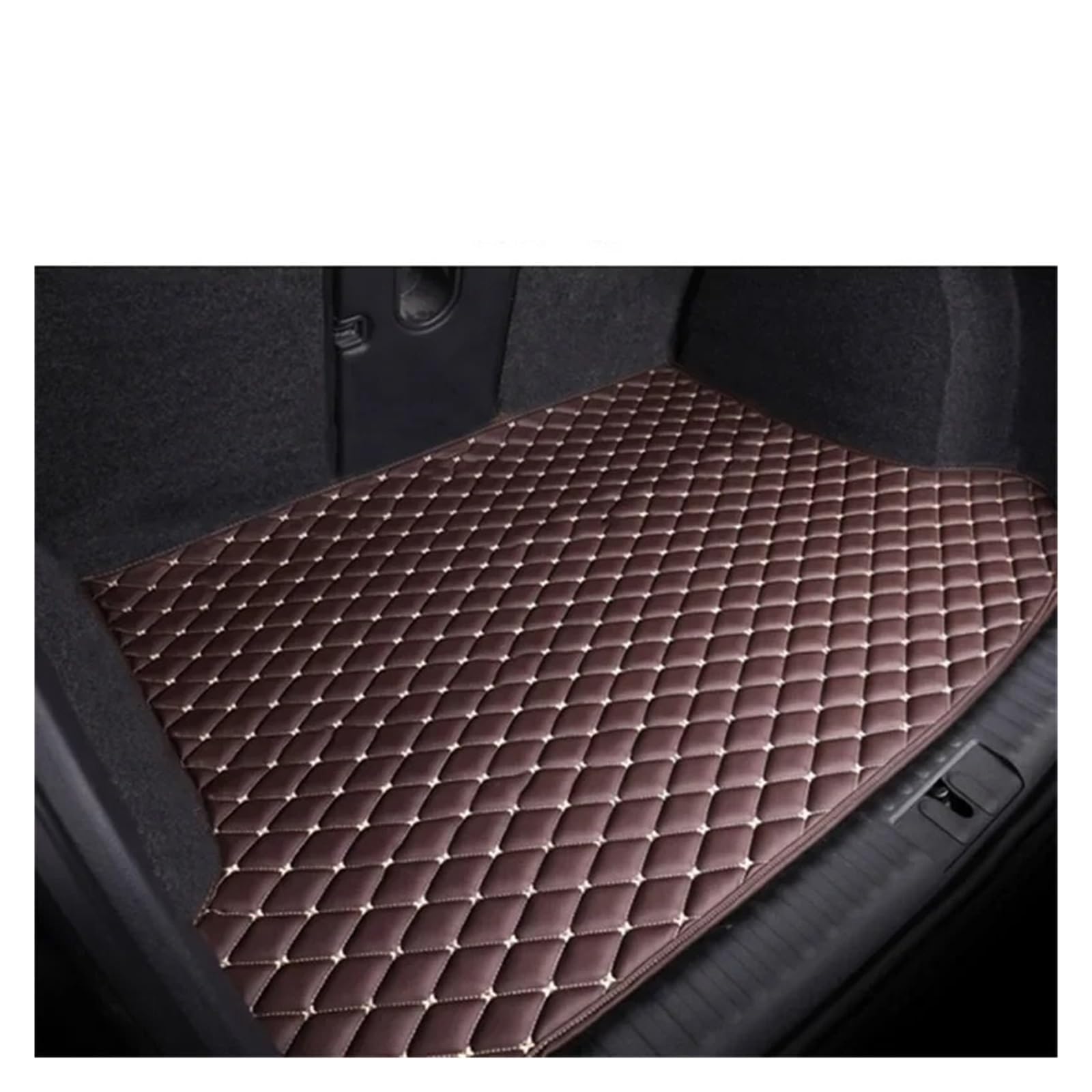 Kofferraumwanne Cargo Für Jeep Für Compass MK49 2007-2016 Kofferraummatte Schmutzabweisend Vollständig Umgebene Kofferraummatte Laderaumwanne Autozubehör Kofferraumschutzmatte(Dark Brown) von Eejghfwq