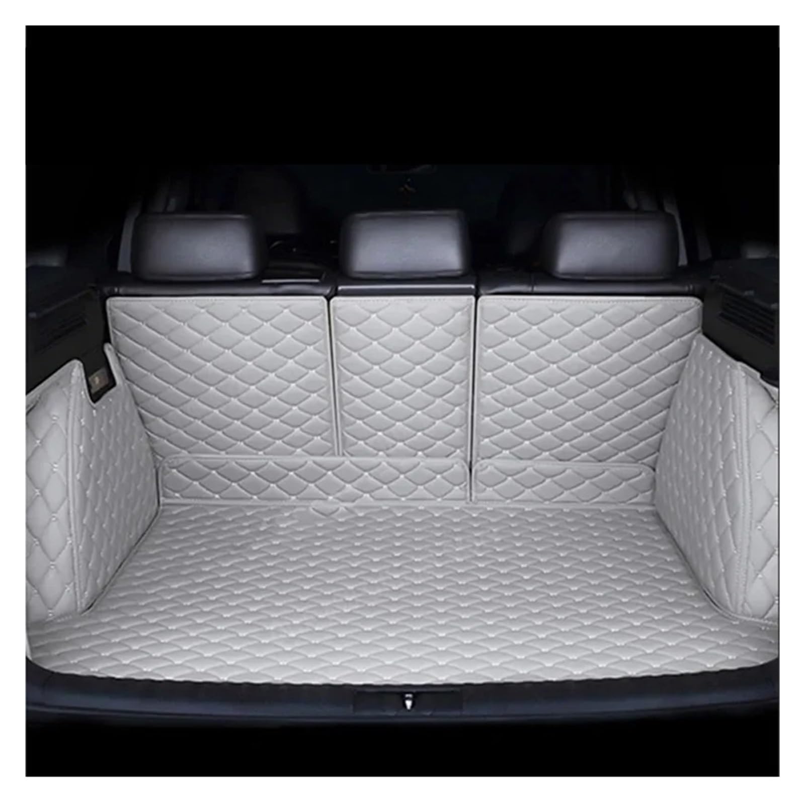 Kofferraumwanne Cargo Für Jeep Für Compass MK49 2007-2016 Kofferraummatte Schmutzabweisend Vollständig Umgebene Kofferraummatte Laderaumwanne Autozubehör Kofferraumschutzmatte(Light Grey5) von Eejghfwq