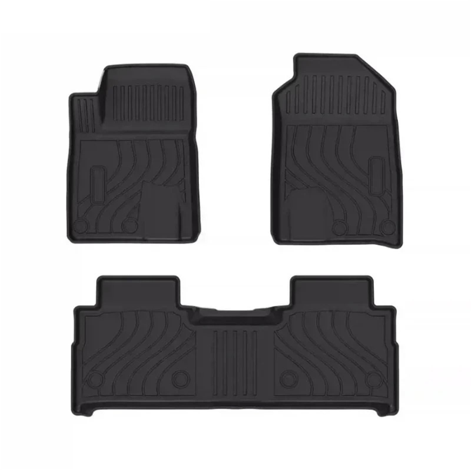 Kofferraumwanne Cargo Für Jetour T2 Für Traveller 2023 2024 Fußmatten Kofferraummatten Allwetter Vorne Hinten Cargo Liner Matte Anti-Rutsch Fußpolster Kofferraumschutzmatte(Floor mats) von Eejghfwq