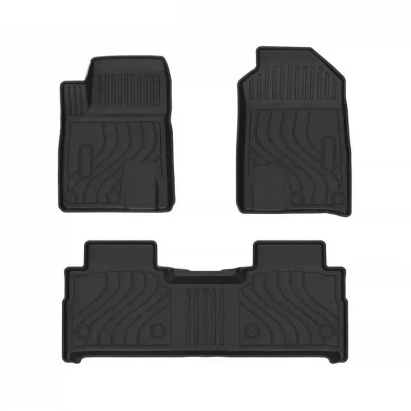 Kofferraumwanne Cargo Für Jetour T2 Für Traveller 2023 2024 Fußmatten Kofferraummatten Allwetter Vorne Hinten Cargo Liner Matte Anti-Rutsch Fußpolster Kofferraumschutzmatte(Floor mats) von Eejghfwq