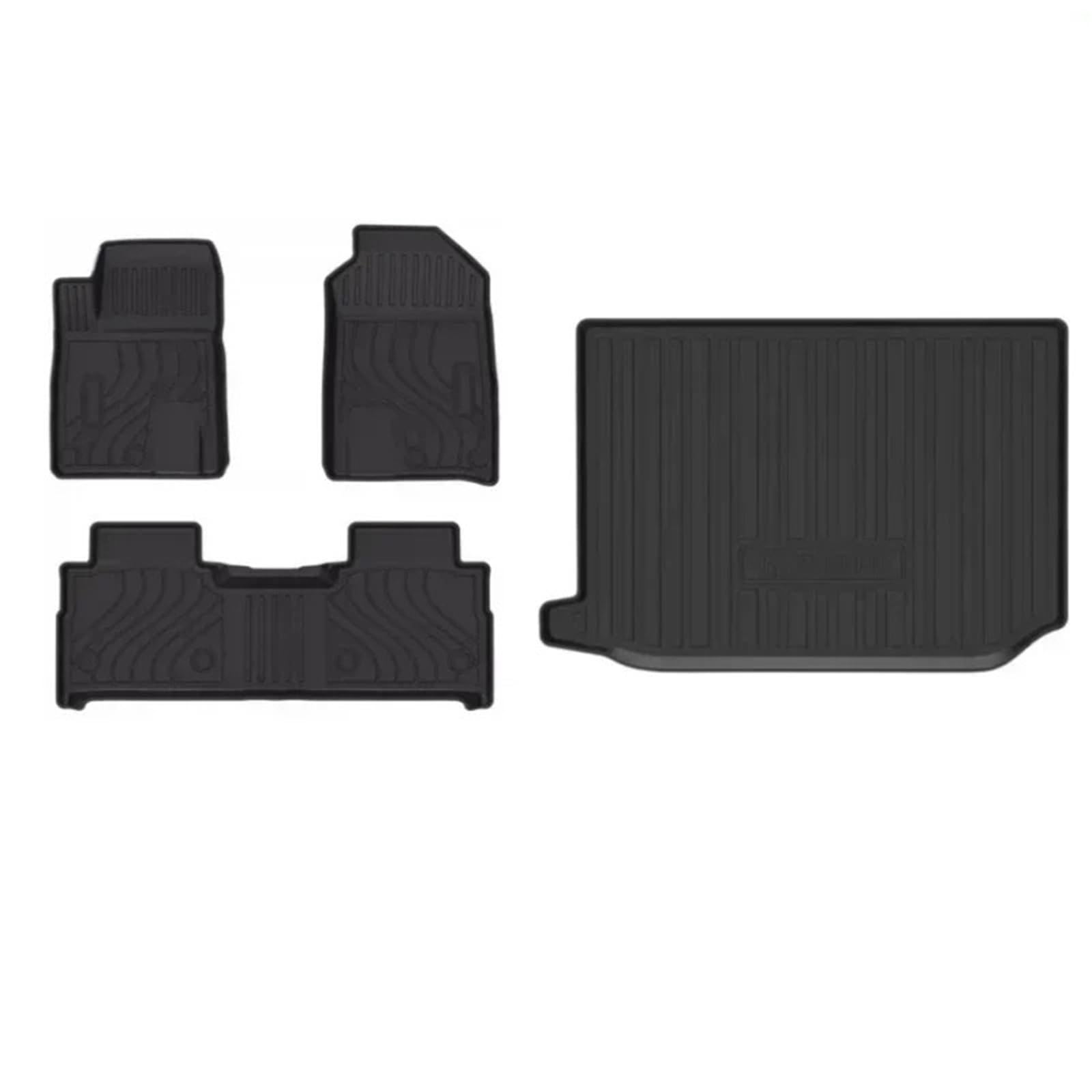 Kofferraumwanne Cargo Für Jetour T2 Für Traveller 2023 2024 Fußmatten Kofferraummatten Allwetter Vorne Hinten Cargo Liner Matte Anti-Rutsch Fußpolster Kofferraumschutzmatte(Foot mat Box mat) von Eejghfwq