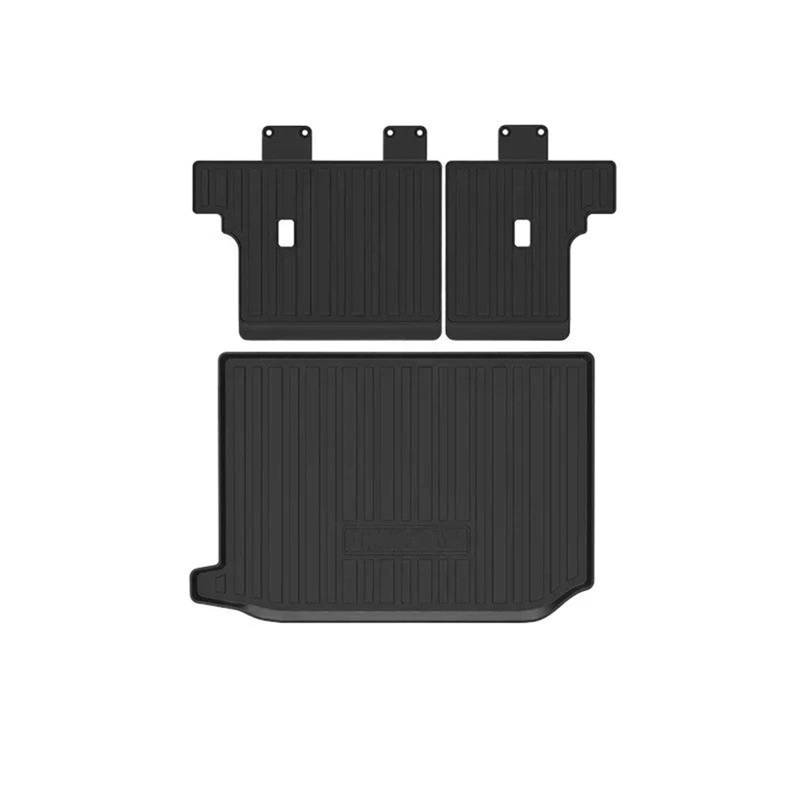 Kofferraumwanne Cargo Für Jetour T2 Für Traveller 2023 2024 Fußmatten Kofferraummatten Allwetter Vorne Hinten Cargo Liner Matte Anti-Rutsch Fußpolster Kofferraumschutzmatte(MAT 3PCS) von Eejghfwq
