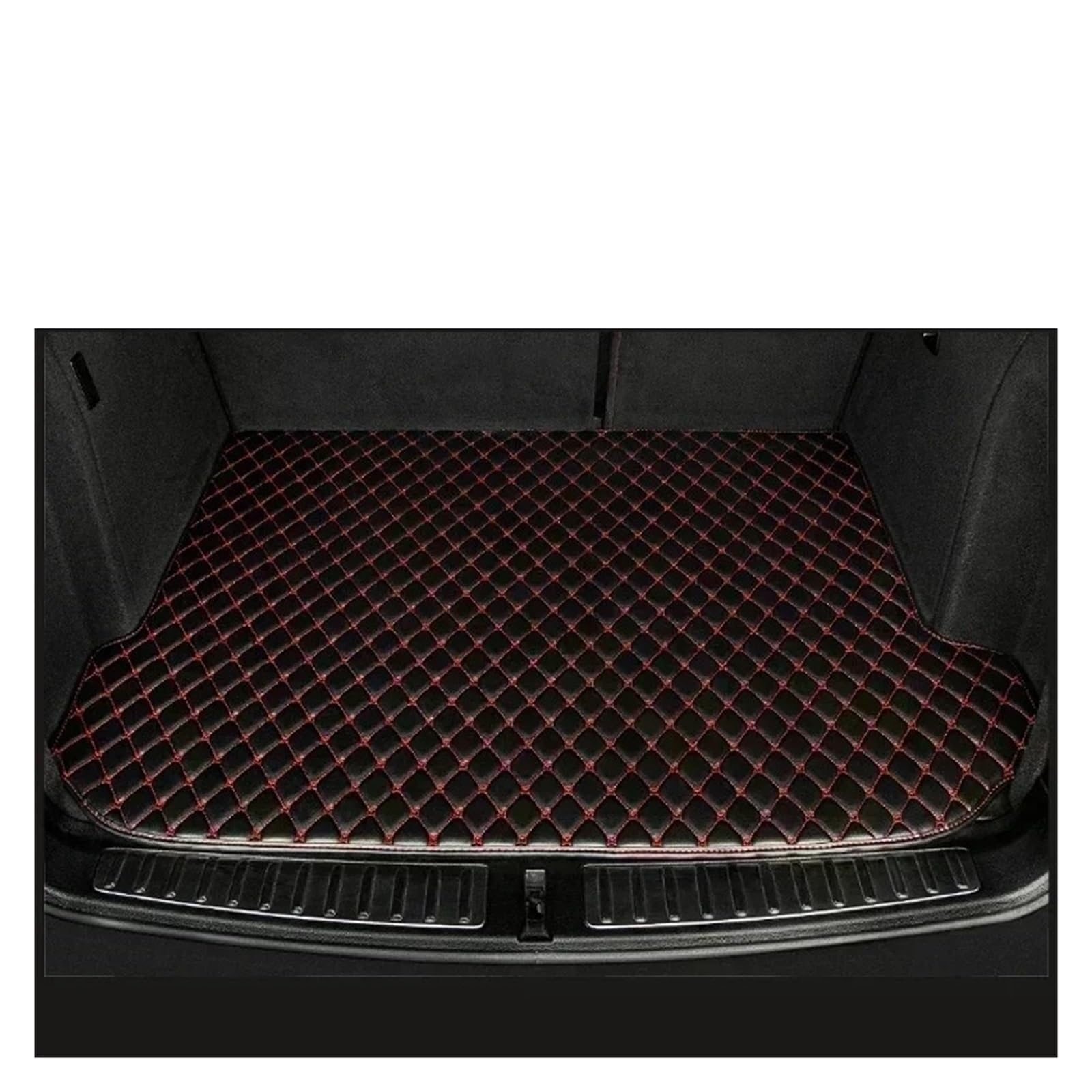 Kofferraumwanne Cargo Für Lexus is Für IS200T IS250 IS350 IS300 Für IS300H 2013-2018 Kofferraummatten Cargo-Liner Teppiche Zubehör Kofferraumschutzmatte(Black with Red) von Eejghfwq