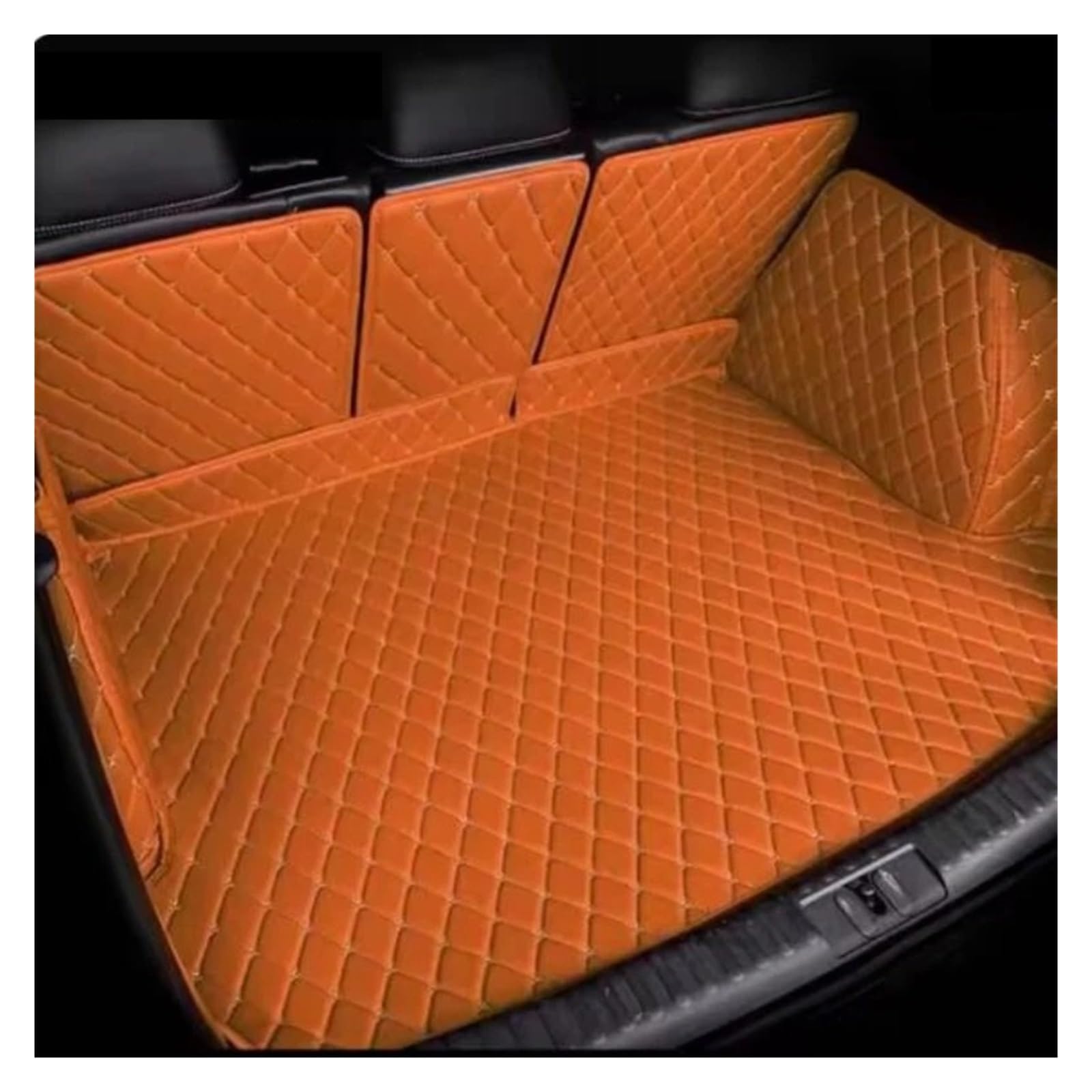 Kofferraumwanne Cargo Für Mitsubishi Für ASX Für RVR Für Pajero Für Sport 2019–2022 Vollständige Abdeckung Individuelle Kofferraummatten Auto-Innenausstattung Kofferraumschutzmatte(Brown) von Eejghfwq