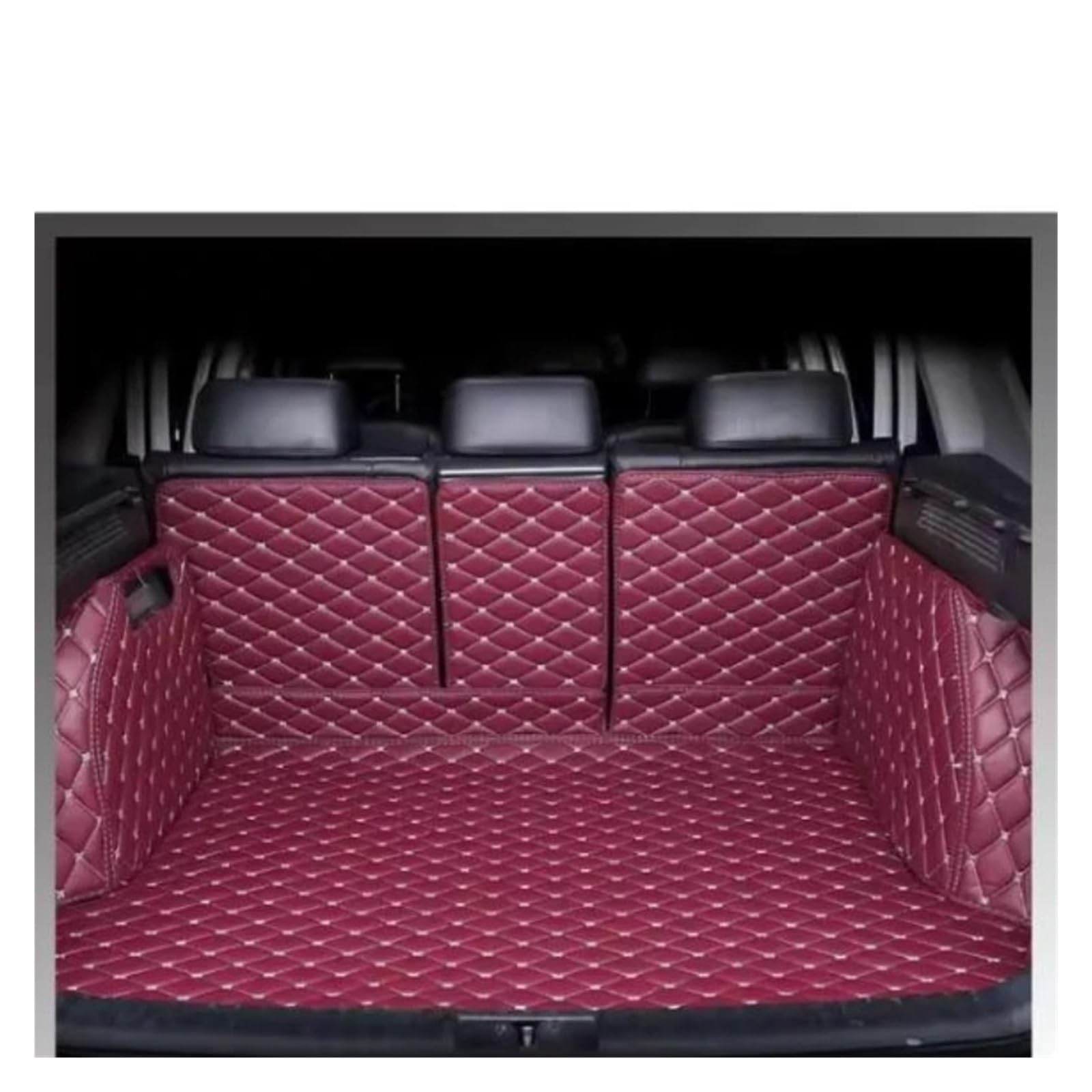Kofferraumwanne Cargo Für Mitsubishi Für ASX Für RVR Für Pajero Für Sport 2019–2022 Vollständige Abdeckung Individuelle Kofferraummatten Auto-Innenausstattung Kofferraumschutzmatte(Wine red) von Eejghfwq