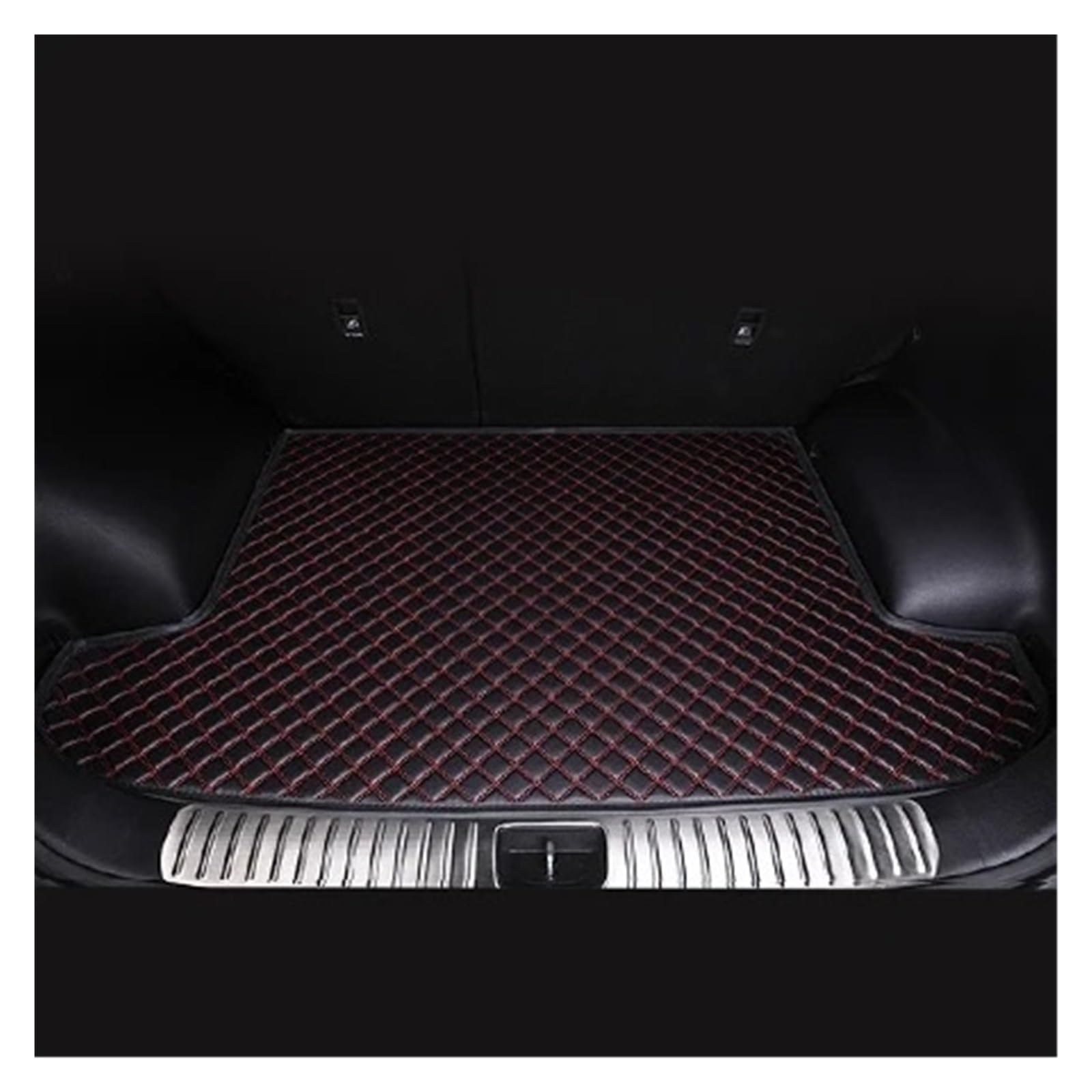 Kofferraumwanne Cargo Für Nissan Für Qashqai J10 2007 2008 2009 2010 2011 2012 2013 Kofferraummatte Auto Fracht Hinten Boot Liner Kofferraummatten Kofferraumschutzmatte(Black red) von Eejghfwq